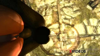Orch fucking the ass of Vampire&period; &lpar;Skyrim&rpar;