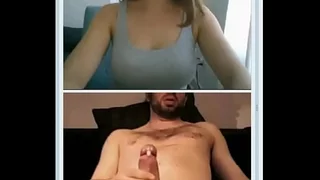 Cute girl helps stranger jerk off more at webcamshub&period;com