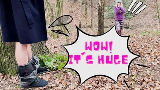LUCKY Exhibitionist&colon; Got free blowjob from a stranger hiking in the woods