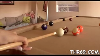 Sweet chick gets her mouth stuffed with a giant male rod