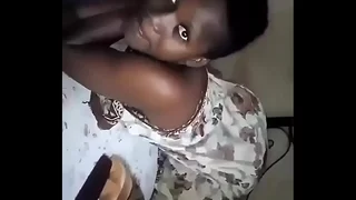 African girl dance