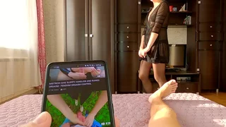 Stepsis won't let me Watch Porn and Gets Cum in her Tight Pussy